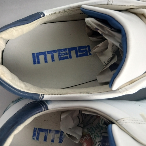 INTENSI Men Shoes Size 43 = 10-10.5 US White Leather Made In Italy - Picture 8 of 10